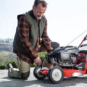 Sabo petrol lawnmowers L & M Young south wales